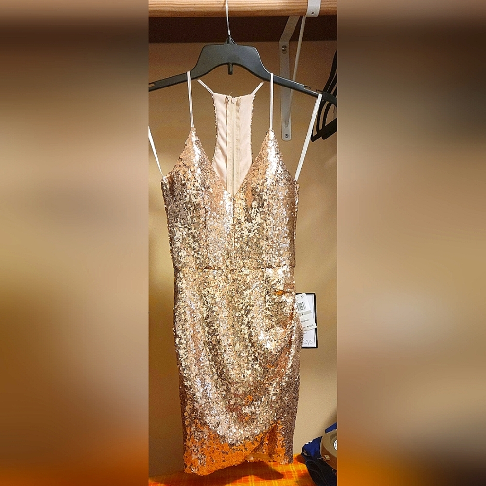 Macy's dress, Sparkly pink, Size 0
